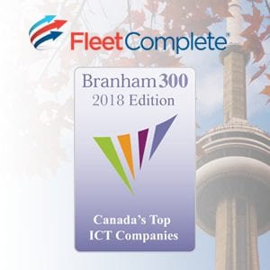 10th Year For FleetComplete as One of BRANHAM300 Top Performing Technology Companies
