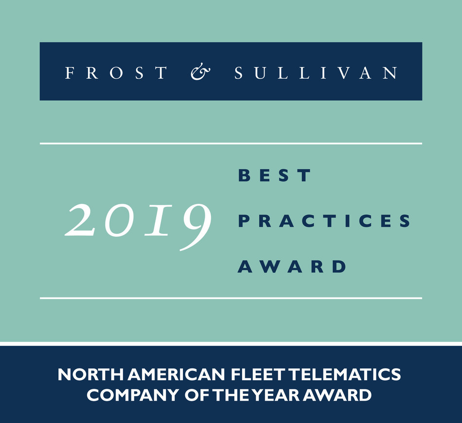 Frost & Sullivan North American Fleet Telematics Company of the Year Award.